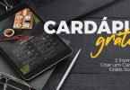 Criar cardápio gratis