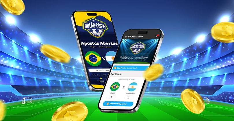 Bolão da Copa do Mundo no Aplicativo do seu Delivery