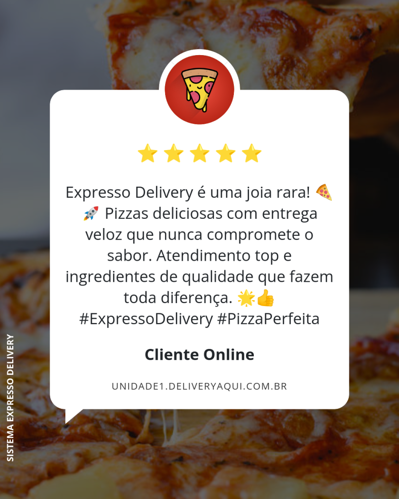 depoimento de cliente compartilhado nas redes sociais